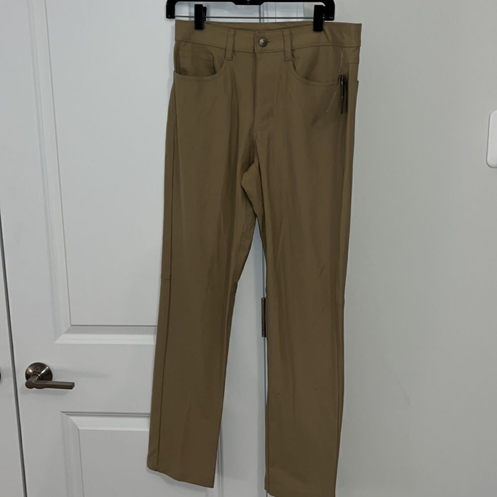 New Swiss Tech flat front 5 pocket performance Travel Hiking Trail Fishing panta